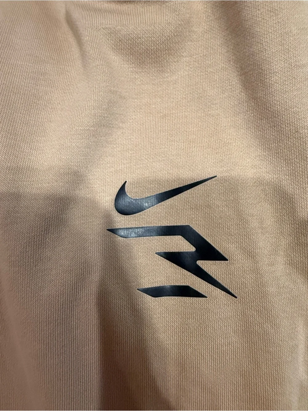 Nike Kids Tan Fleece Sweatshirt & Jogger Set Size 8 (8–9Y) Matching Outfit